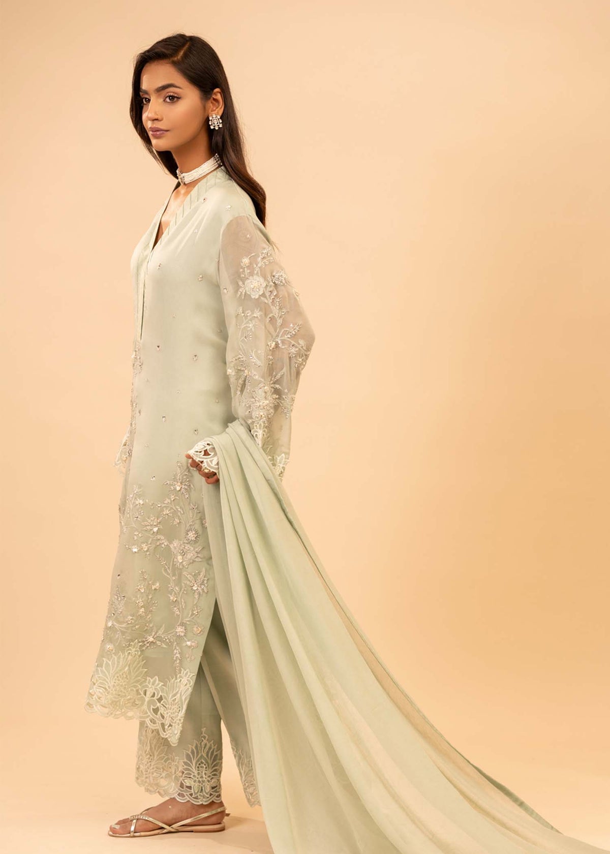 Mahgul | Emerald Hill Formals | Green Pearl