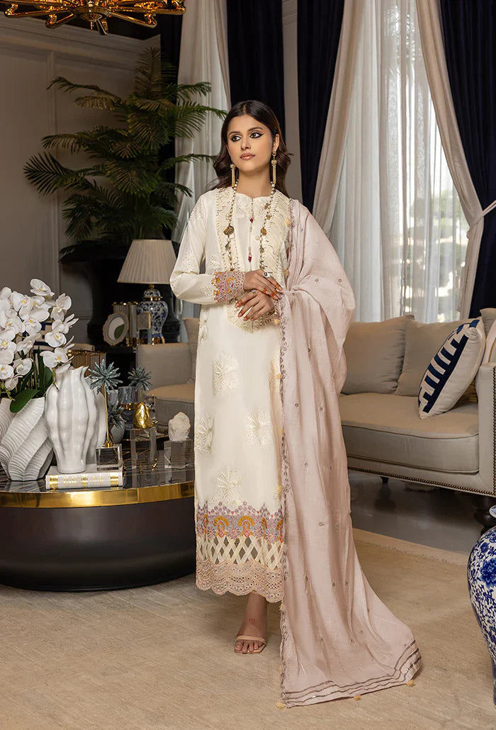 Humdum | Charlotte Chikankari  Lawn | D04