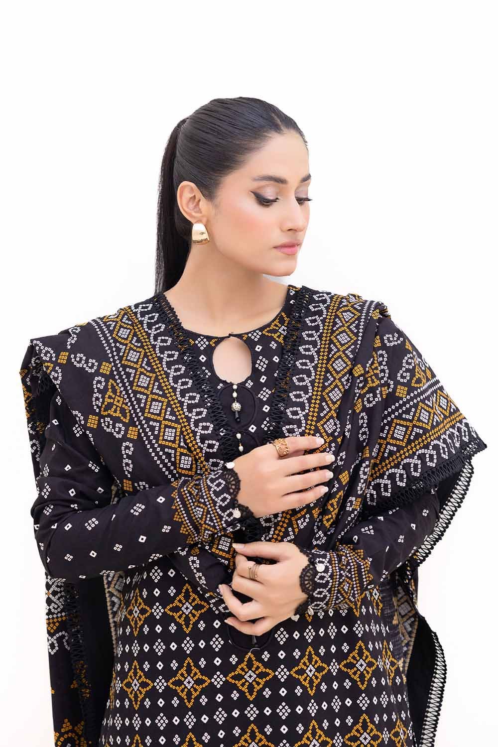 Gul Ahmed | Winter Collection 24 | Light Khaddar Suit K-42003 L