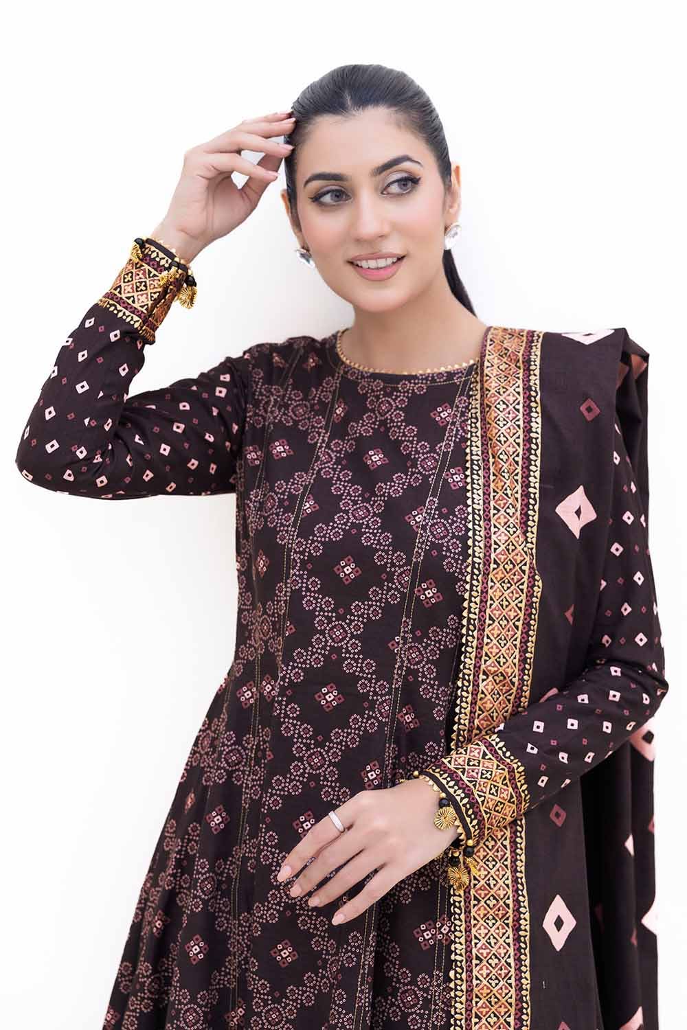 Gul Ahmed | Winter Collection 24 | Khaddar Suit K-42004 T