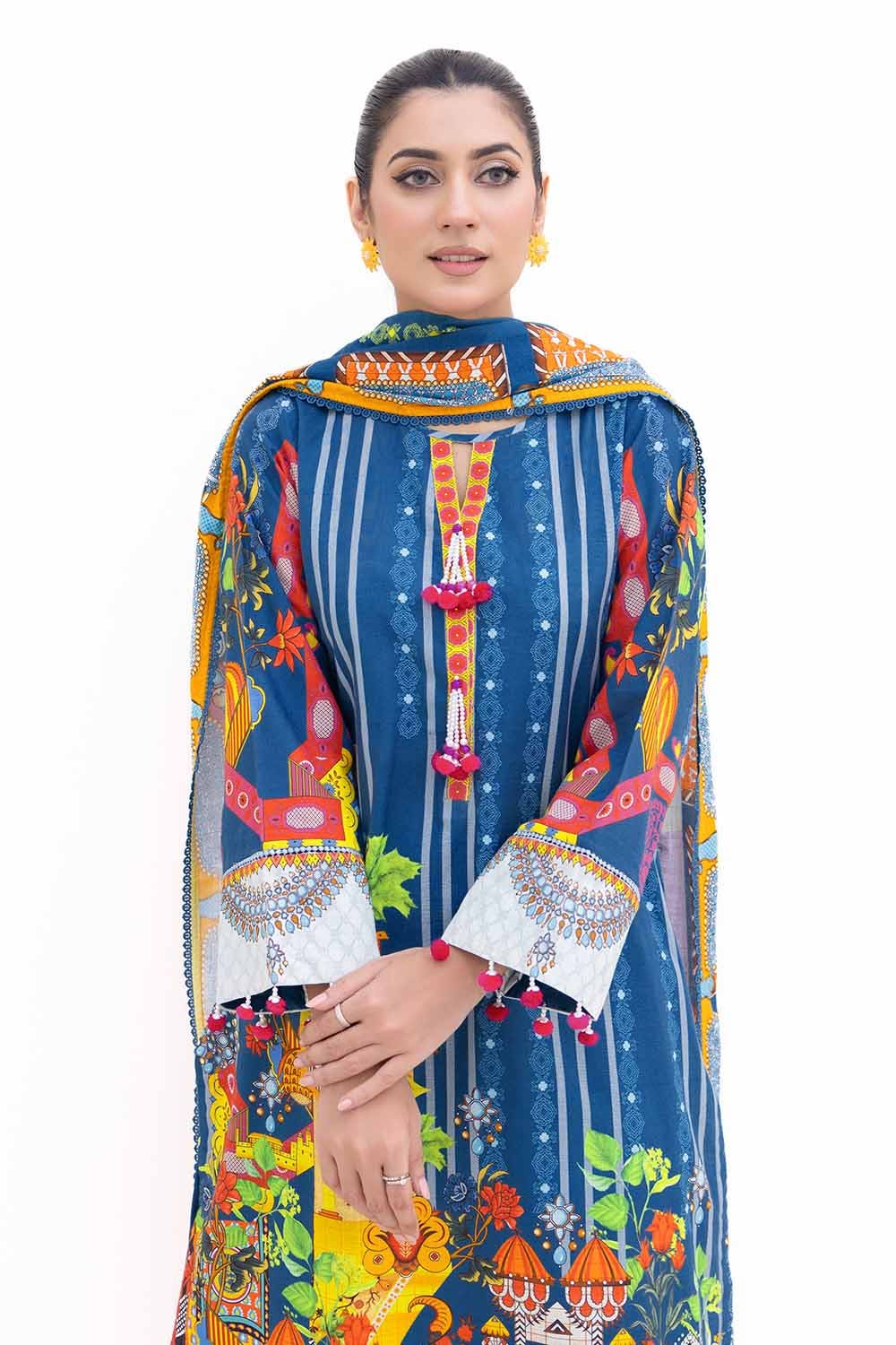 Gul Ahmed | Winter Collection 24 | Light Khaddar Suit K-42006 L