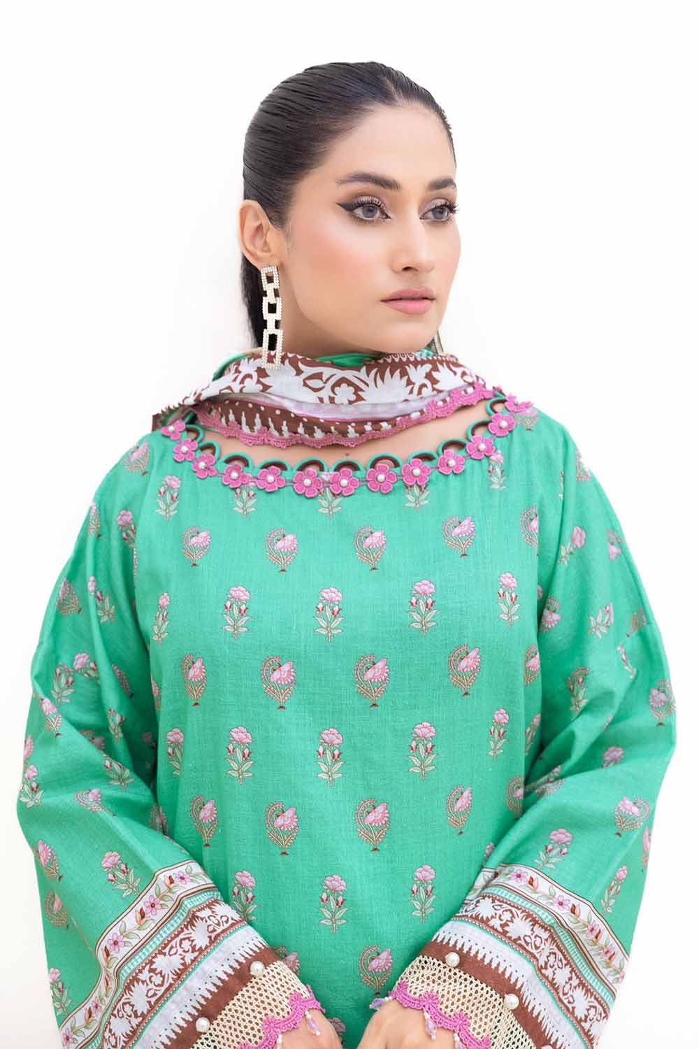 Gul Ahmed | Winter Collection 24 | Thick Khaddar Suit K-42007 T