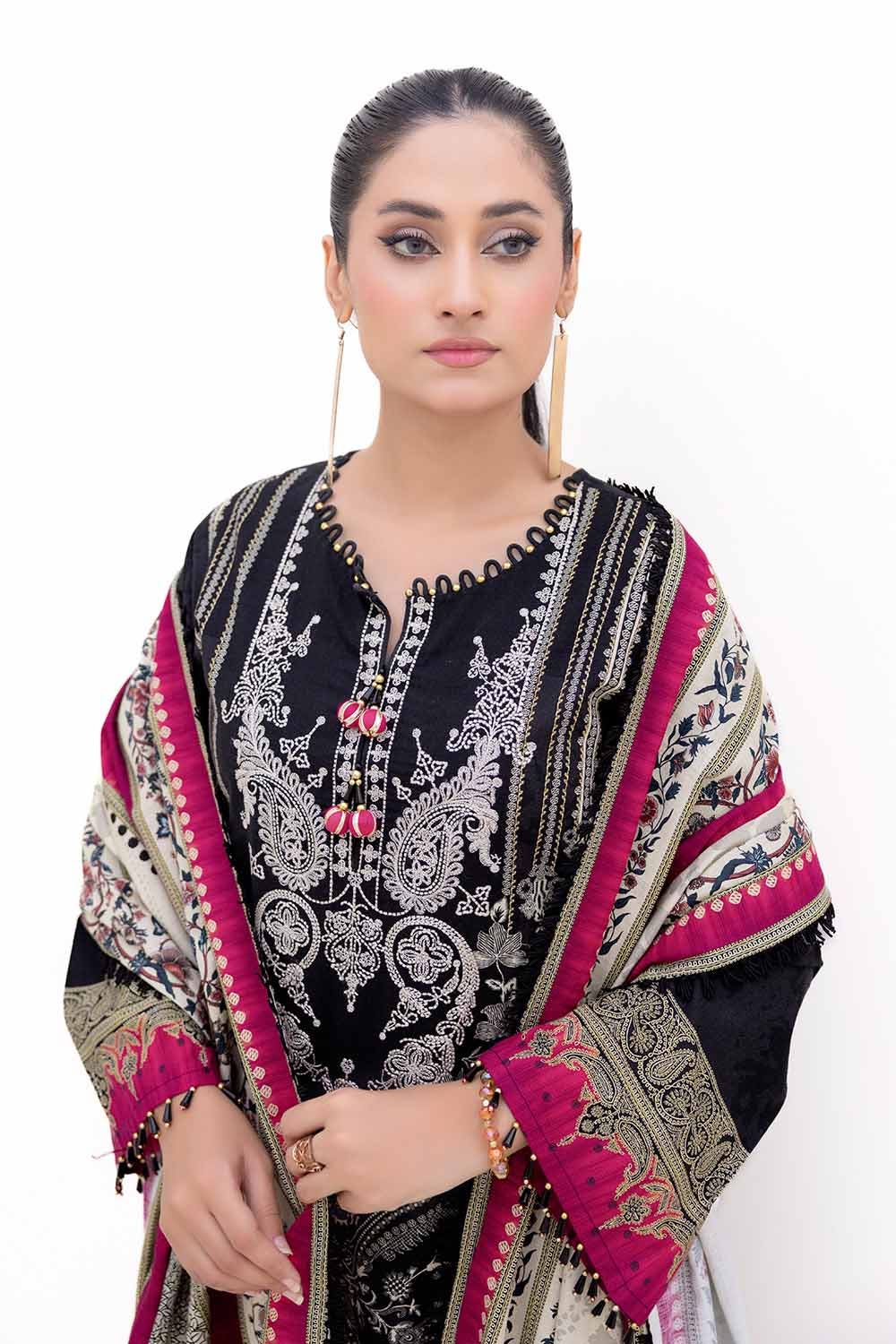 Gul Ahmed | Winter Collection 24 | Khaddar Dupatta K-42012 L