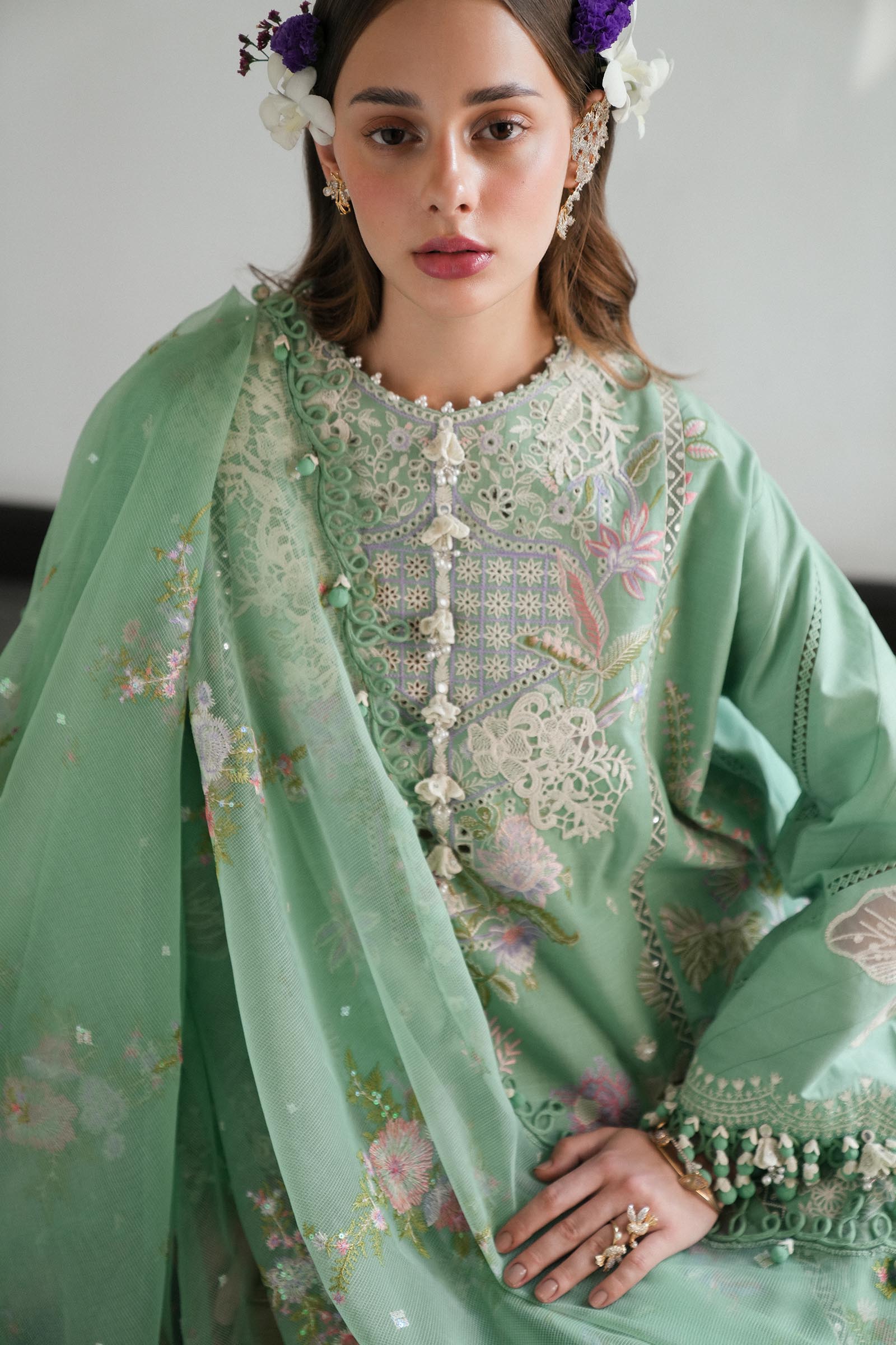 Sana Safinaz | Luxury Lawn 25 | L251-008A-3CT