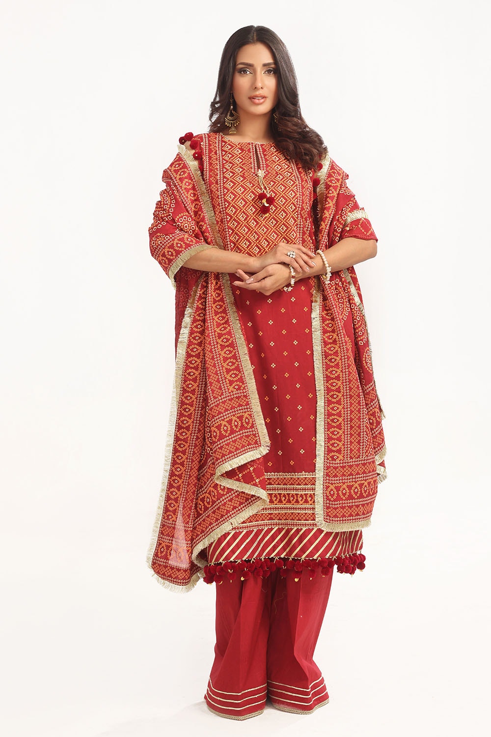 Gul Ahmed | Chunri Lawn 25 | CL-52138 B