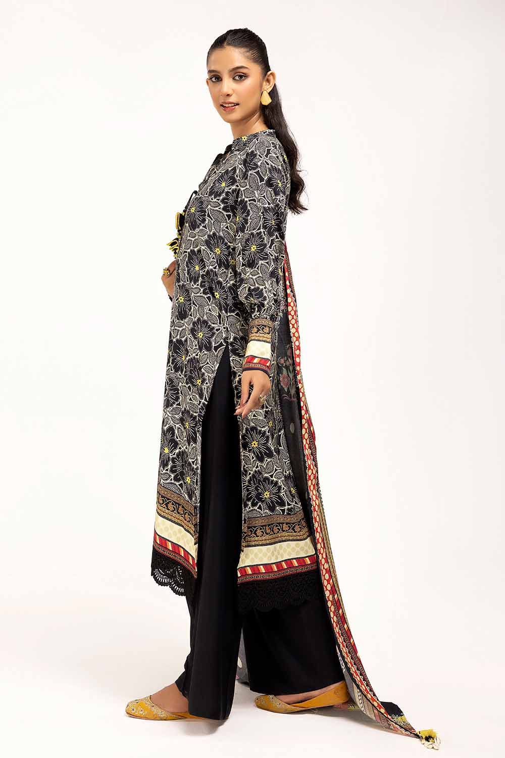 Gul Ahmed | Winter Collection 24 | Linen Suit LT-42001