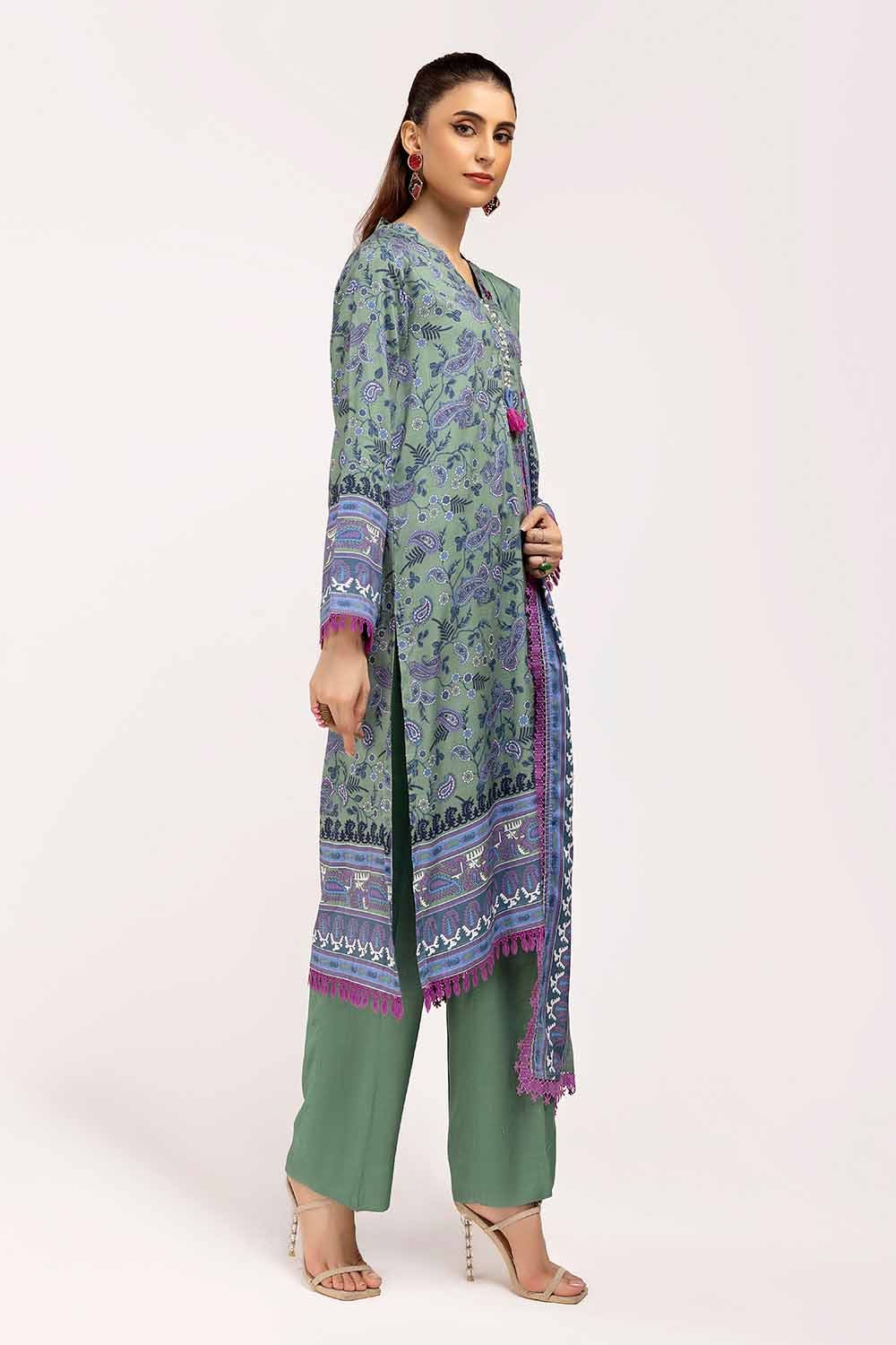 Gul Ahmed | Winter Collection 24 | Linen Suit LT-42002
