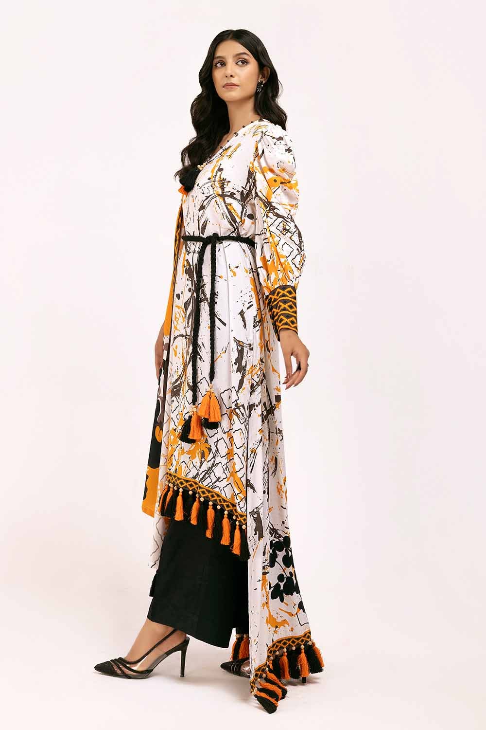 Gul Ahmed | Winter Collection 24 | Linen Suit LT-42006