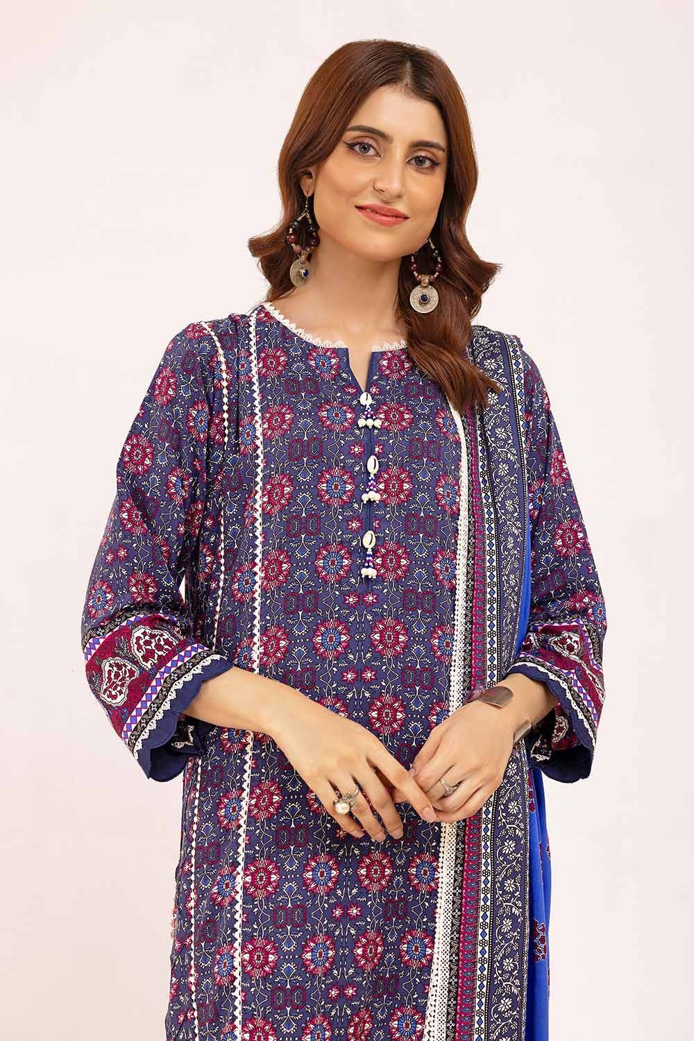 Gul Ahmed | Winter Collection 24 | Linen Suit LT-42008