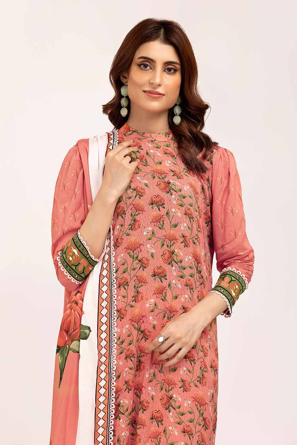 Gul Ahmed | Winter Collection 24 | Linen Suit LT-42009