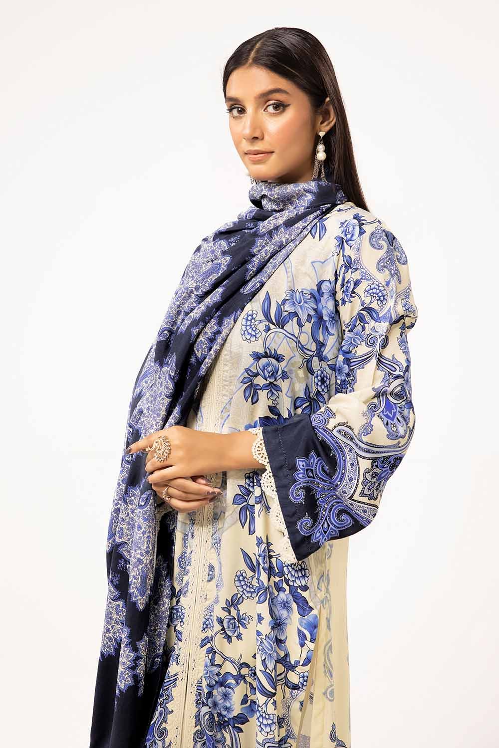 Gul Ahmed | Winter Collection 24 | Linen Suit LT-42010