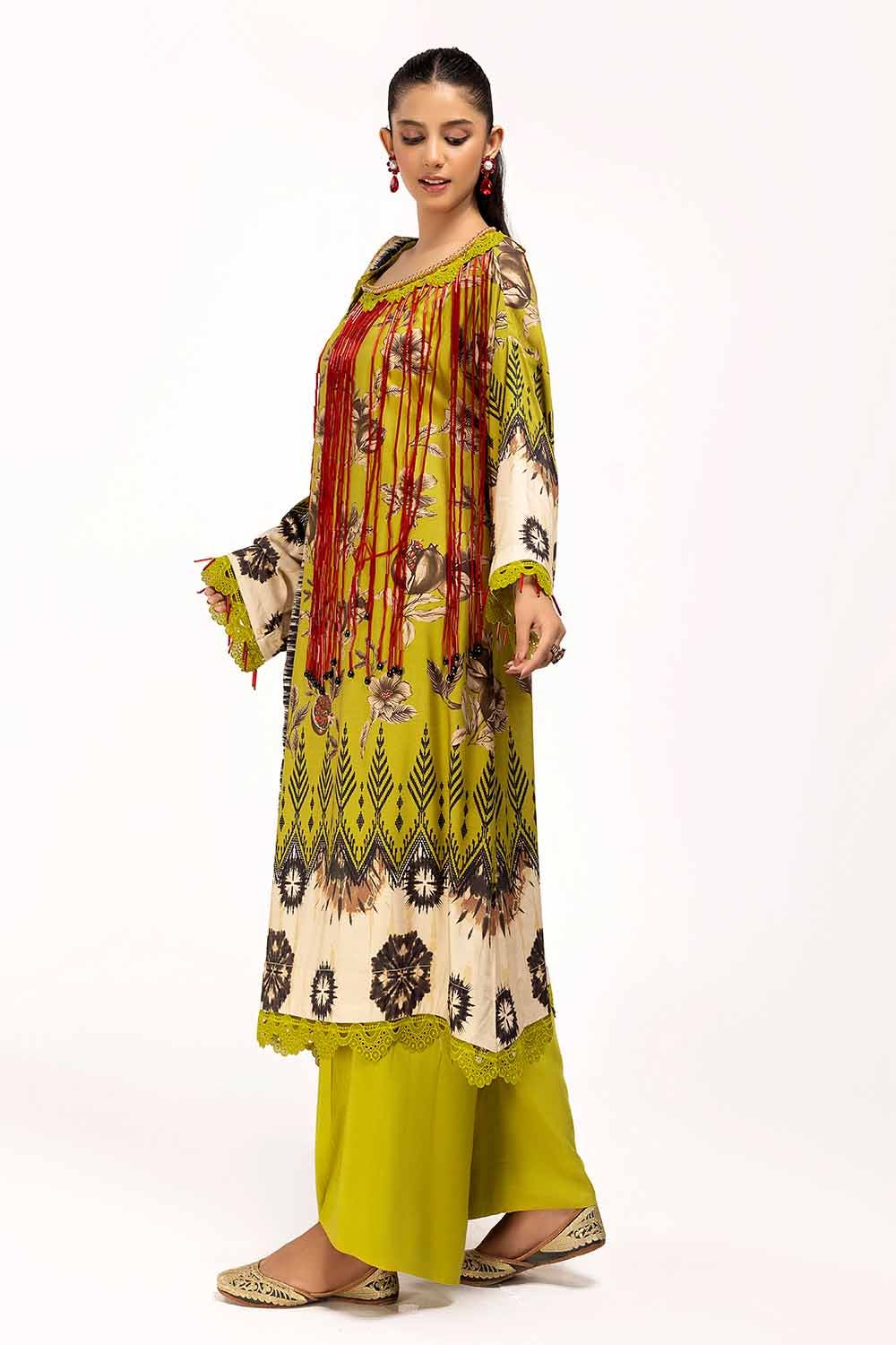 Gul Ahmed | Winter Collection 24 | Linen Suit LT-42012
