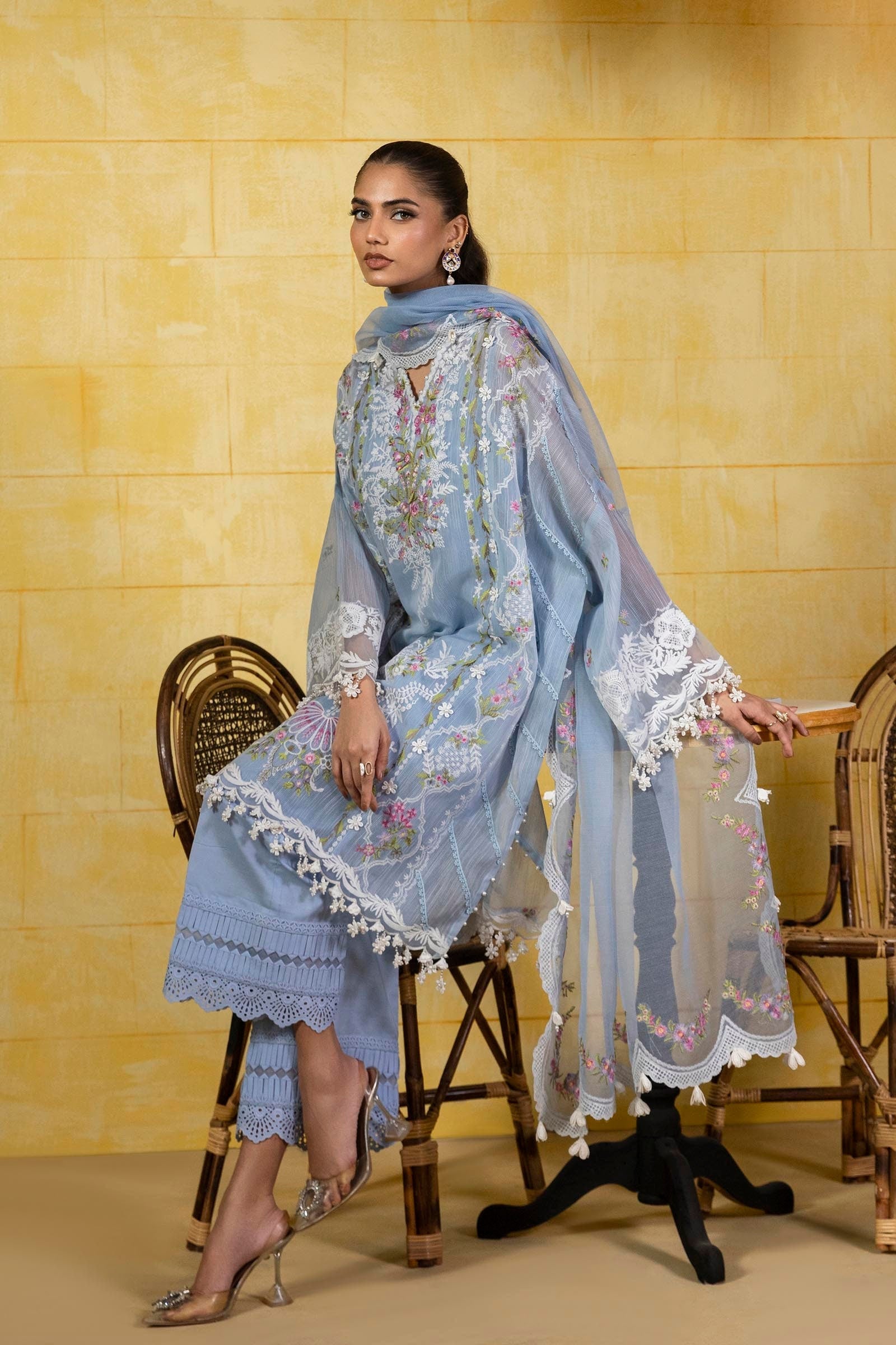 Sana Safinaz | Muzlin Spring 25 | M251-009B-3CT