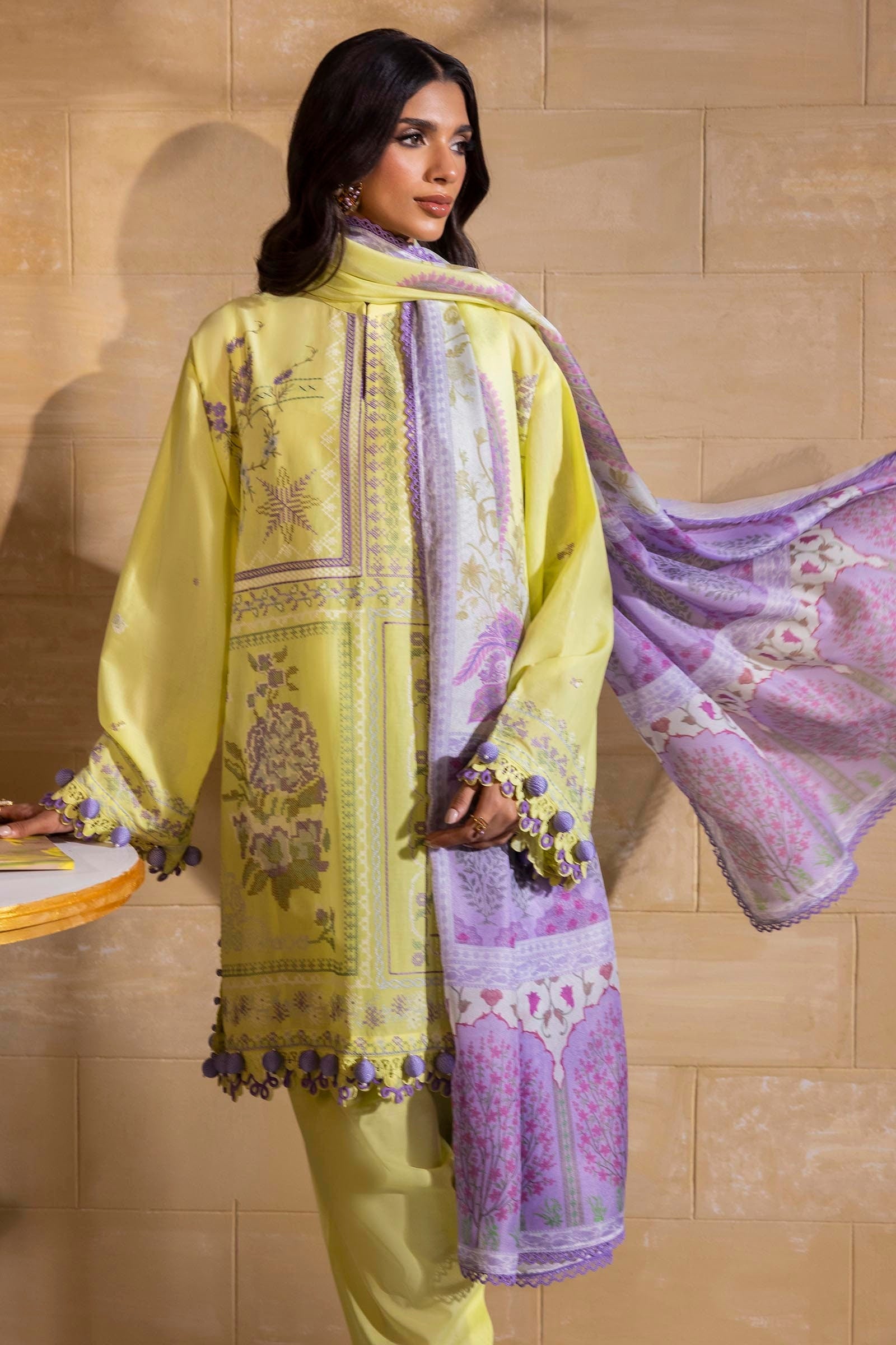 Sana Safinaz | Muzlin Spring 25 | M251-018B-3CT