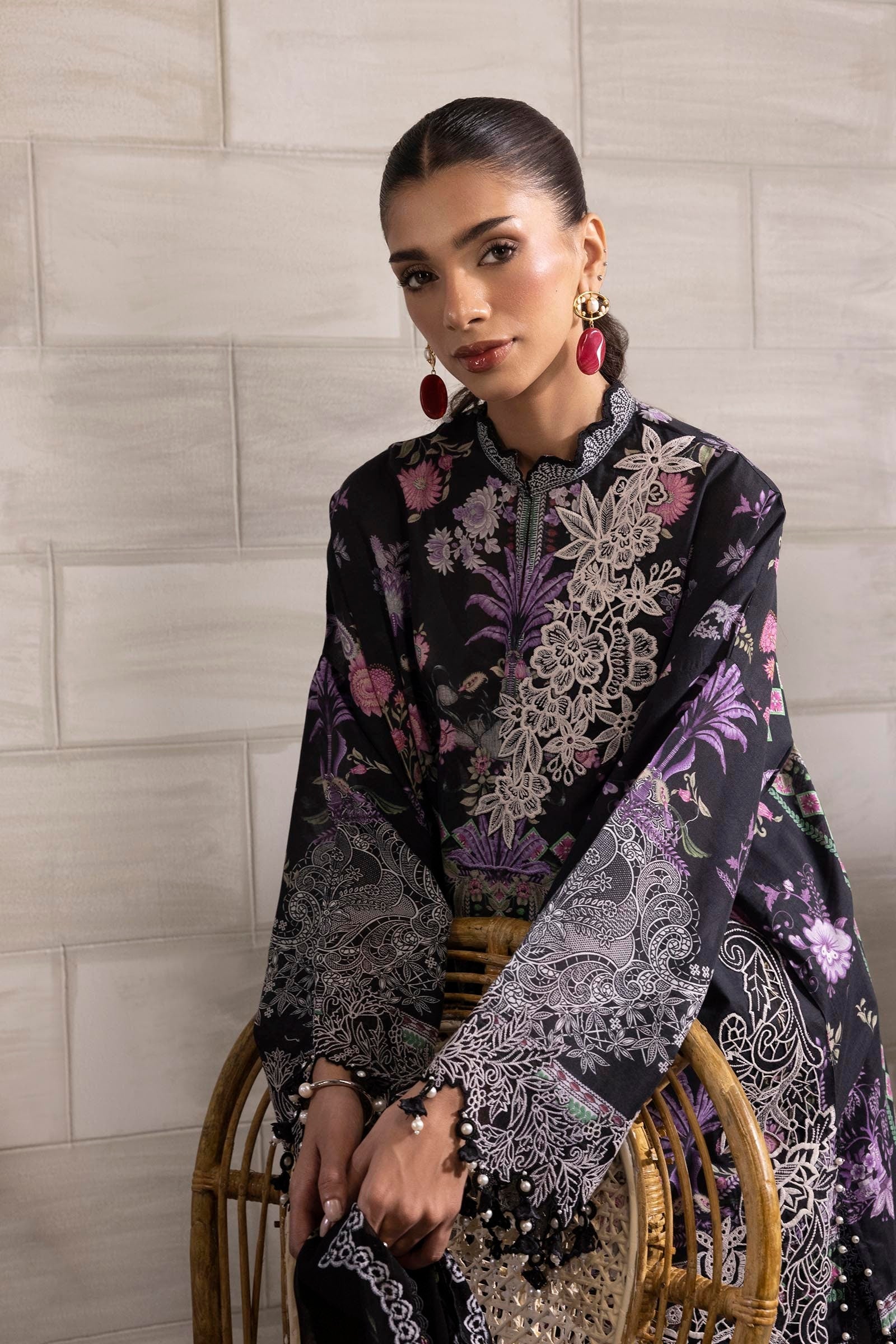 Sana Safinaz | Muzlin Spring 25 | M251-019B-3CS