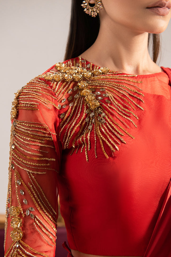 Maria Osama Khan | Tiffany Formals | Carnelian