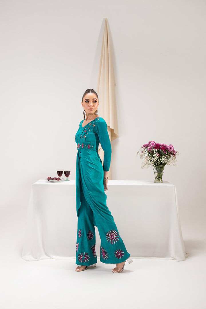 Maria Osama Khan | Tiffany Formals | Aquamarine