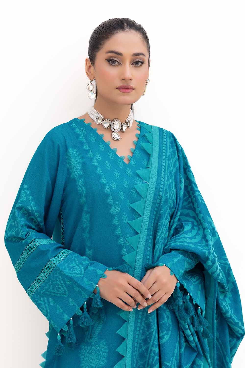 Gul Ahmed | Winter Collection 24 | Jacquard Suit MJ-42056