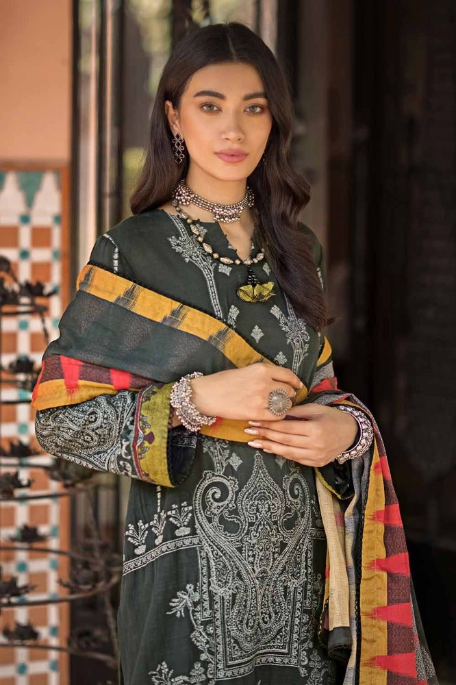 Gul Ahmed | Winter Collection 24 | Cotton Net Dupatta MJ-32072