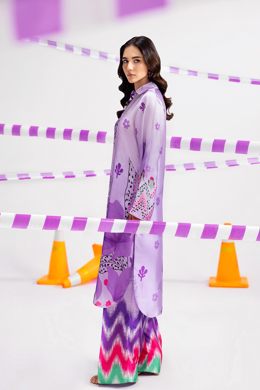 Afsanah | The Print Edit | MAJESTIC SERENE (extended shirt) AP-115