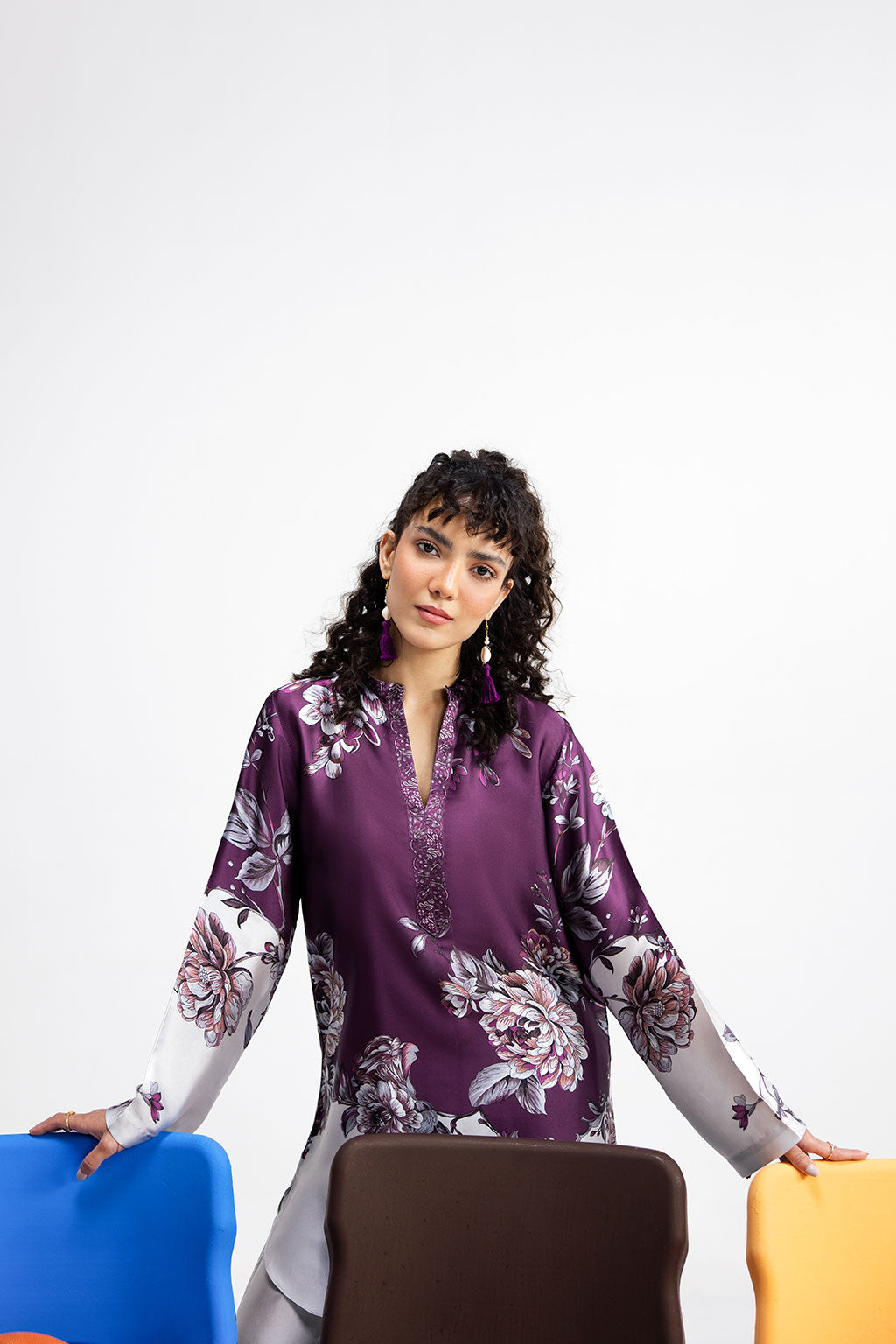 Afsanah | The Print Edit | PURPLE SAPPHIRE AP-114