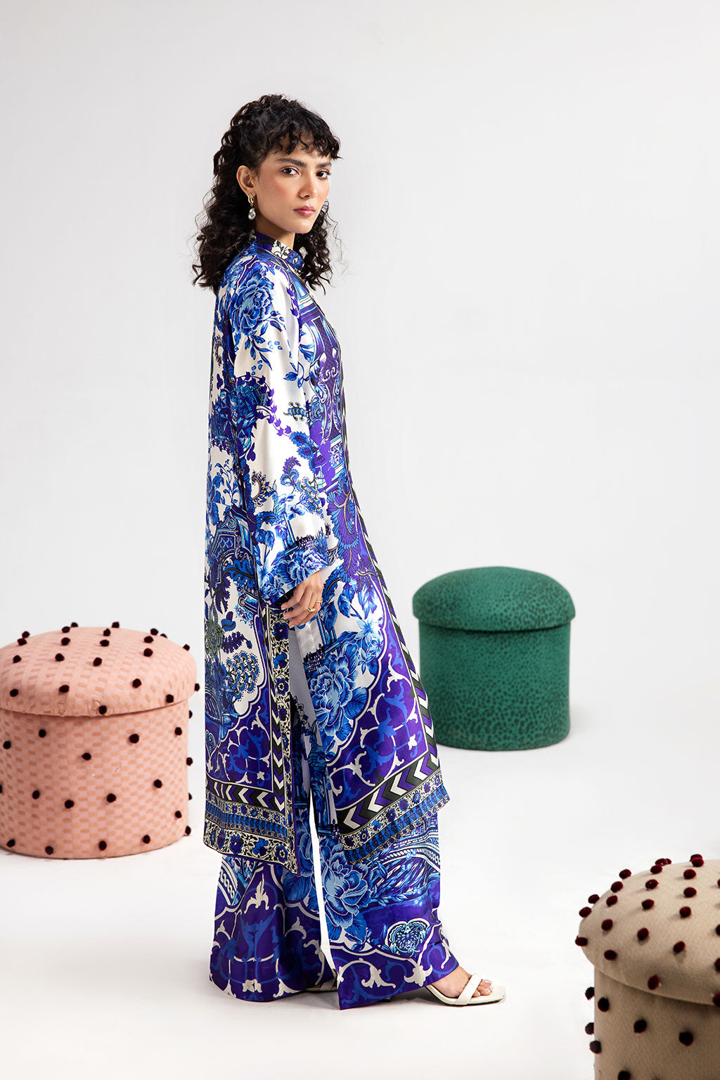 Afsanah | The Print Edit | ORCHE BLOOM (extended shirt) AP-112