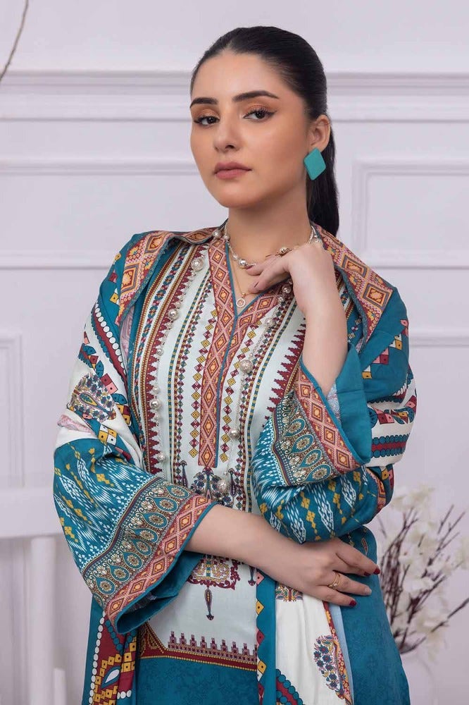 Gul Ahmed | Winter Collection 24 | Cotail Dupatta WNS-32251 A