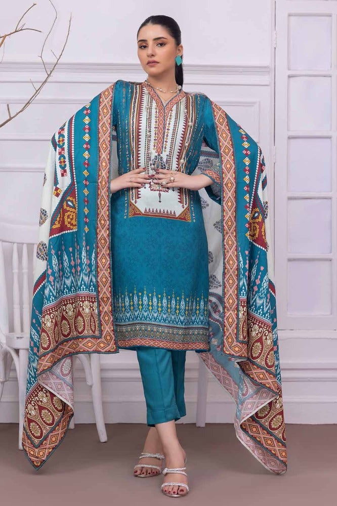 Gul Ahmed | Winter Collection 24 | Cotail Dupatta WNS-32251 A