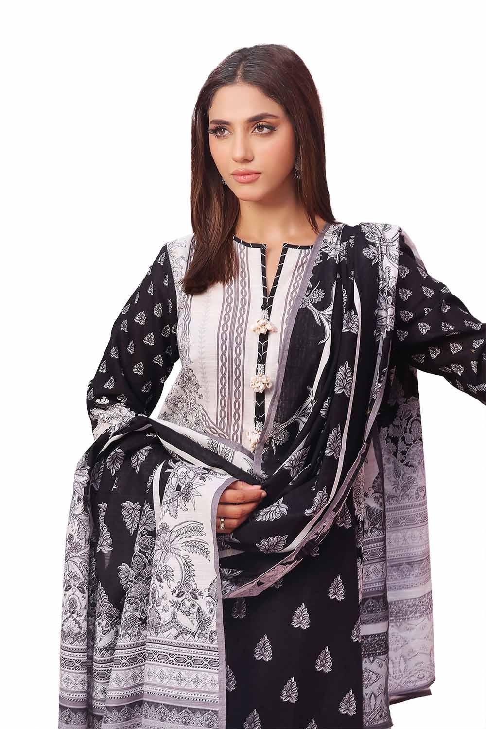 Gul Ahmed | Winter Collection 24 | Khaddar Suit SD-42101