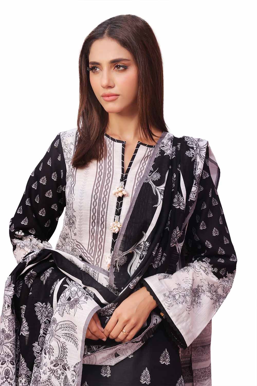 Gul Ahmed | Winter Collection 24 | Khaddar Suit SD-42101