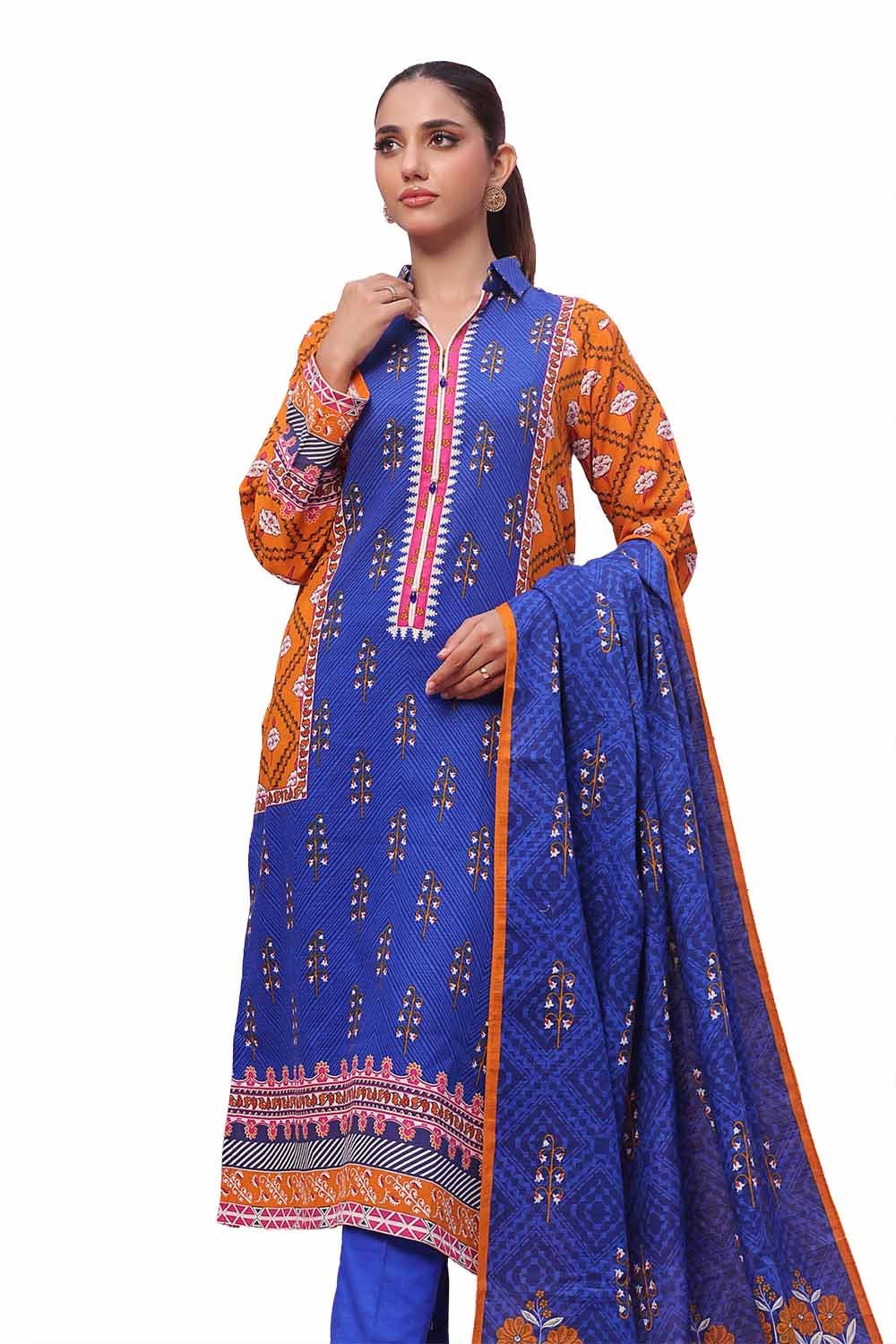 Gul Ahmed | Winter Collection 24 | Khaddar Suit SD-42113