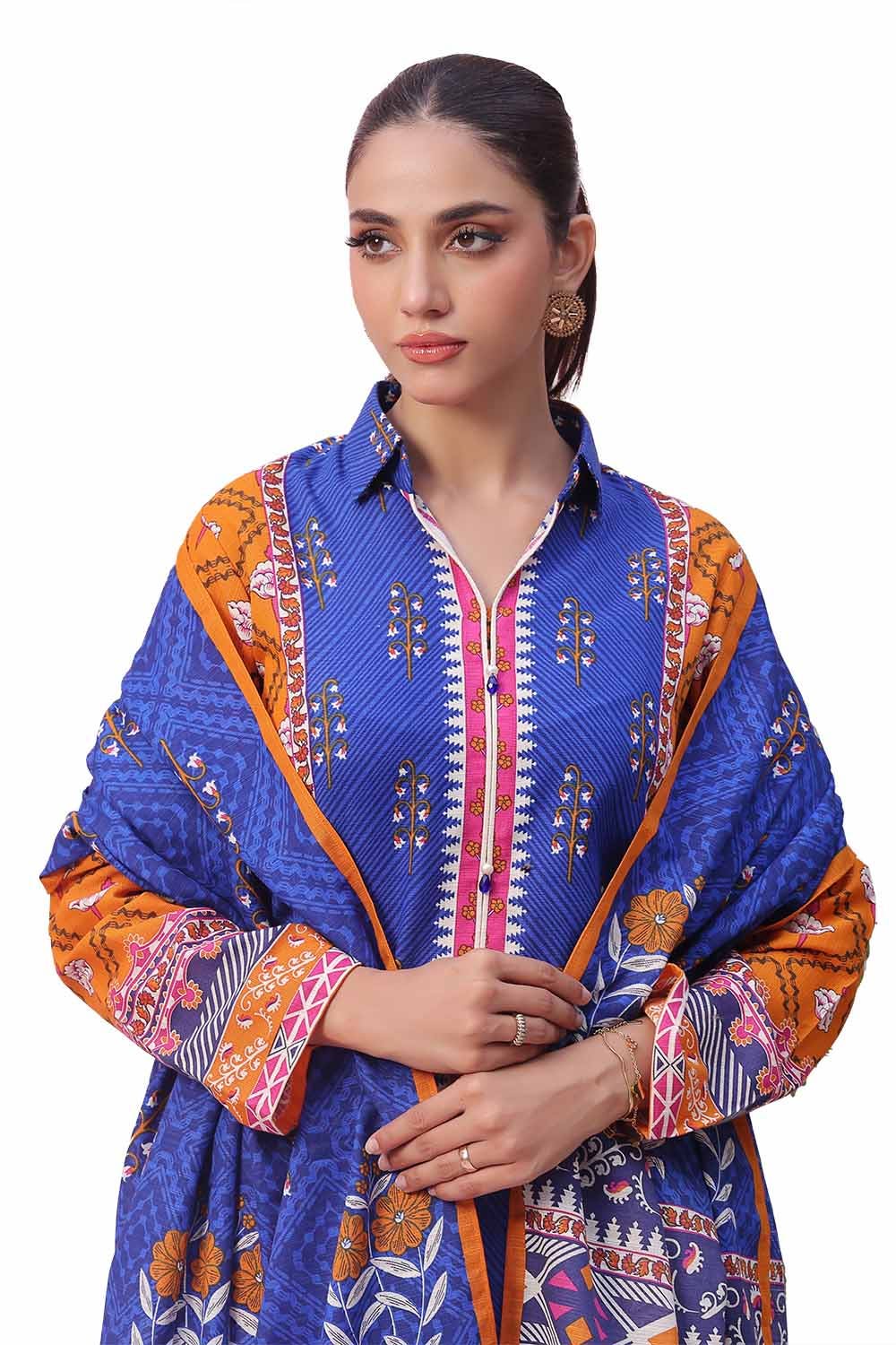 Gul Ahmed | Winter Collection 24 | Khaddar Suit SD-42113