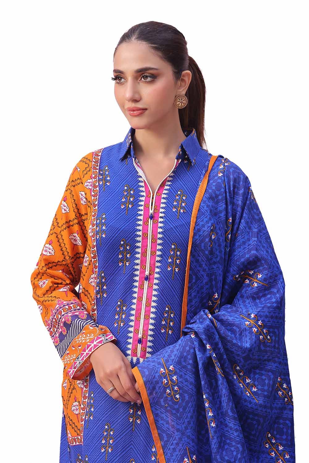 Gul Ahmed | Winter Collection 24 | Khaddar Suit SD-42113