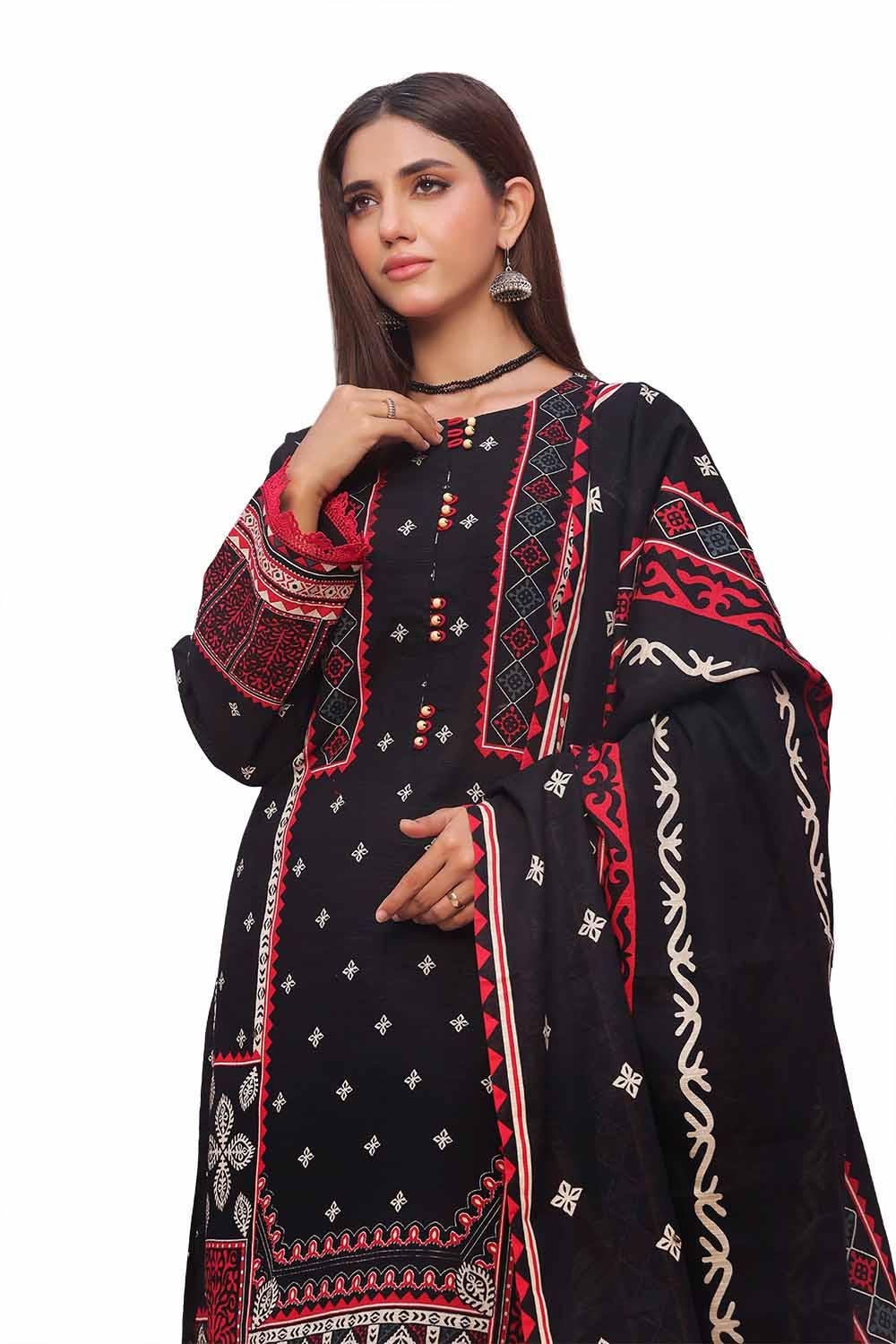 Gul Ahmed | Winter Collection 24 | Khaddar Suit SD-42119