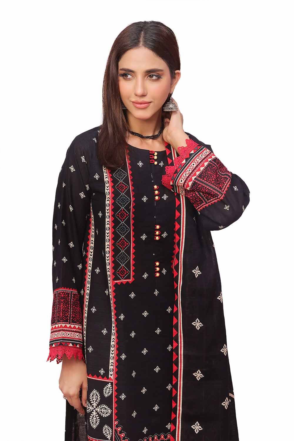 Gul Ahmed | Winter Collection 24 | Khaddar Suit SD-42119