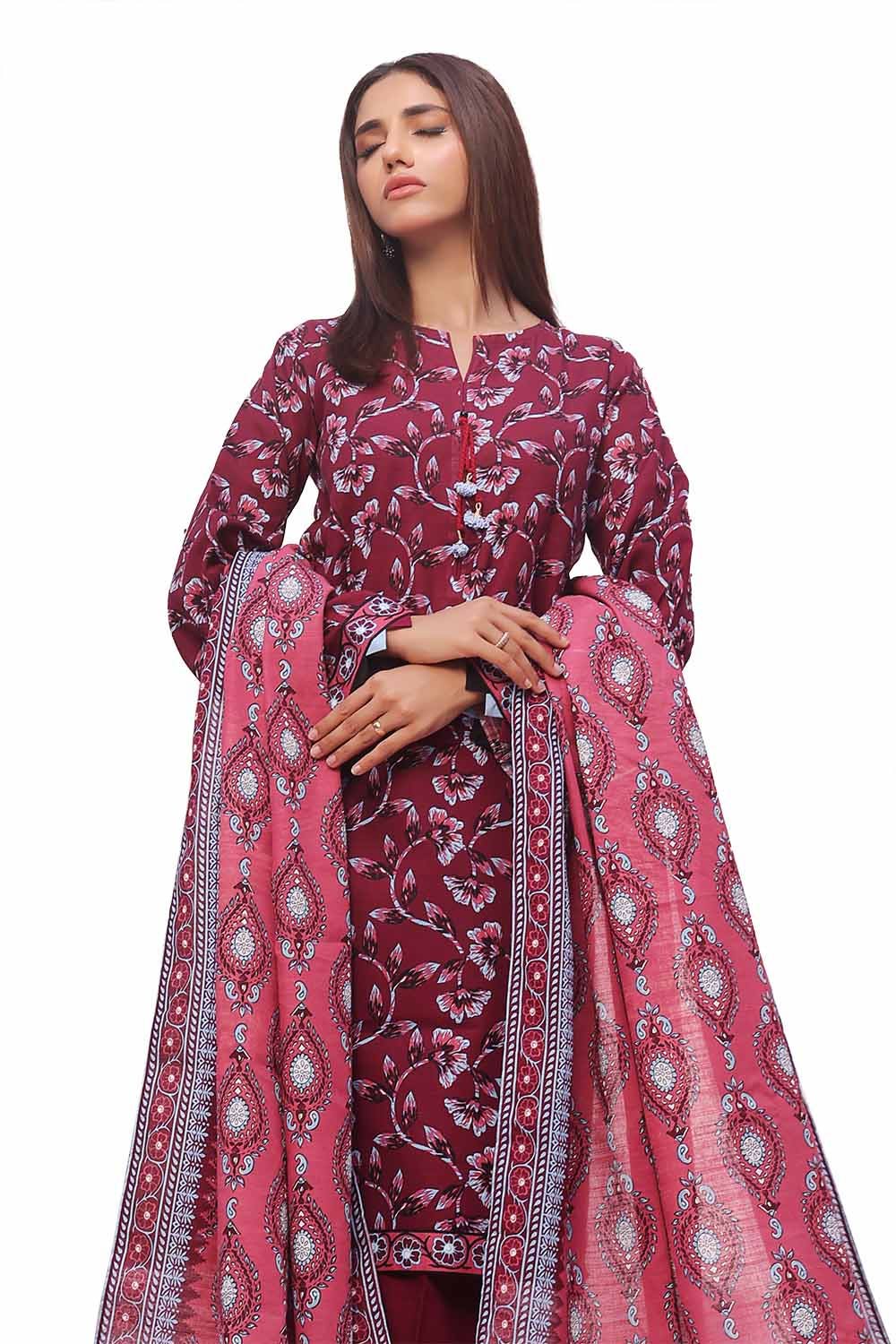 Gul Ahmed | Winter Collection 24 | Khaddar Suit SD-42133