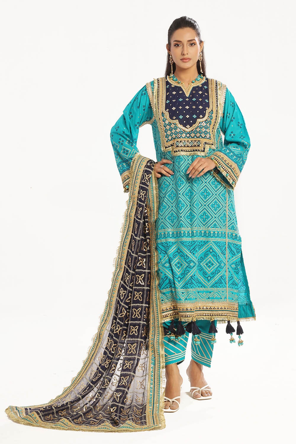 Gul Ahmed | Chunri Lawn 25 | BM-52021