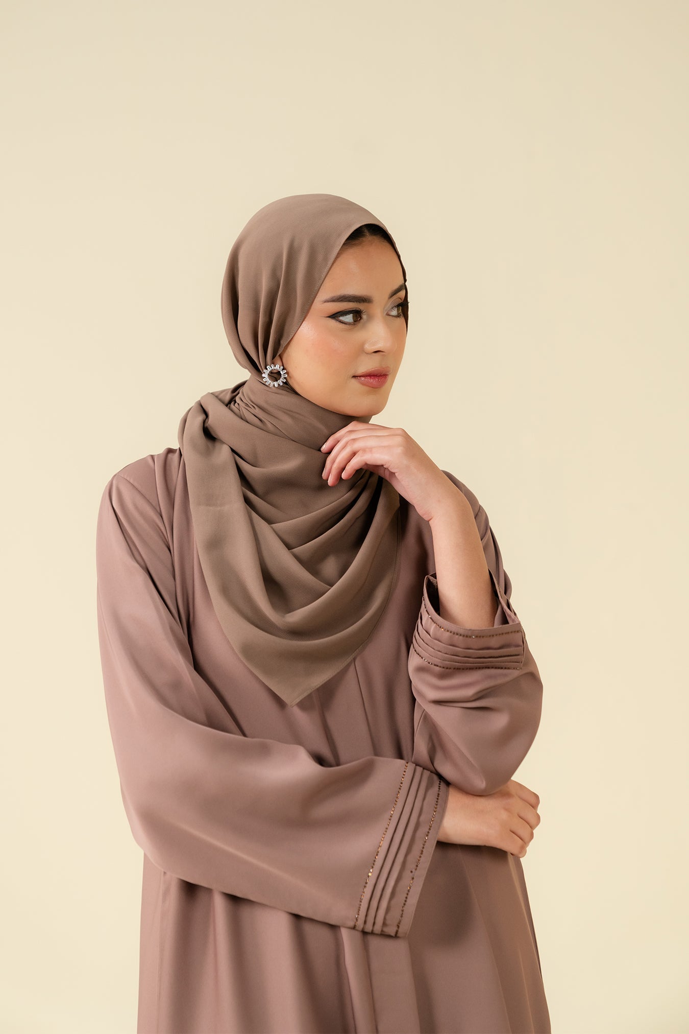 Taupe Abaya