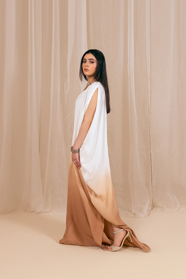 Fozia Khalid | Kaftaan | Ombre Whisper