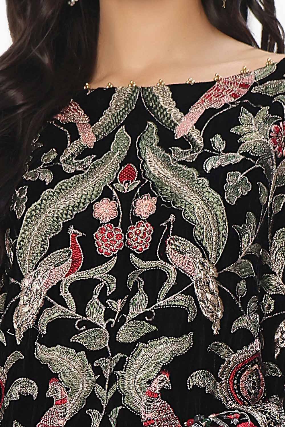 Gul Ahmed | Winter Collection 24 | Velvet Dupatta WV-42002