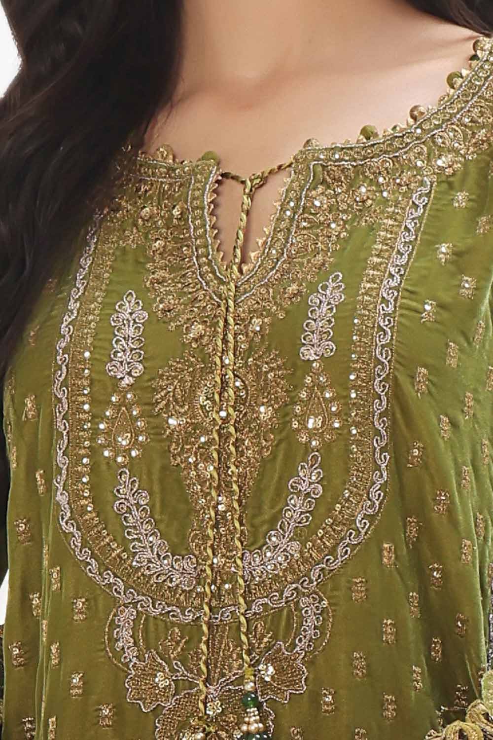 Gul Ahmed | Winter Collection 24 | Velvet Dupatta WV-42007