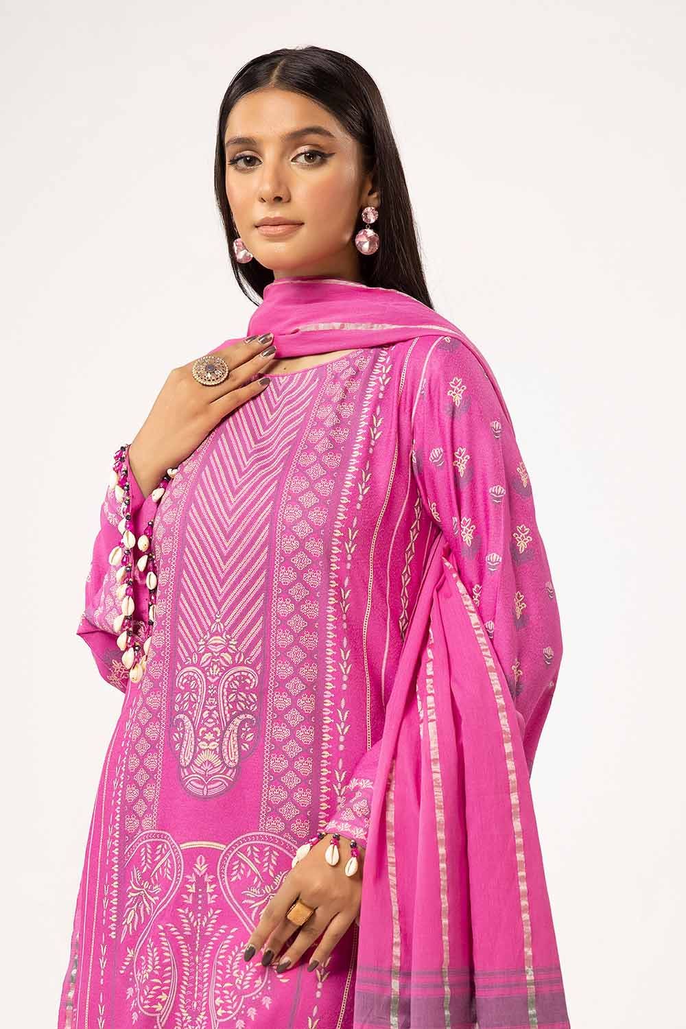 Gul Ahmed | Winter Collection 24 | Yarn Dyed Dupatta YD-42001