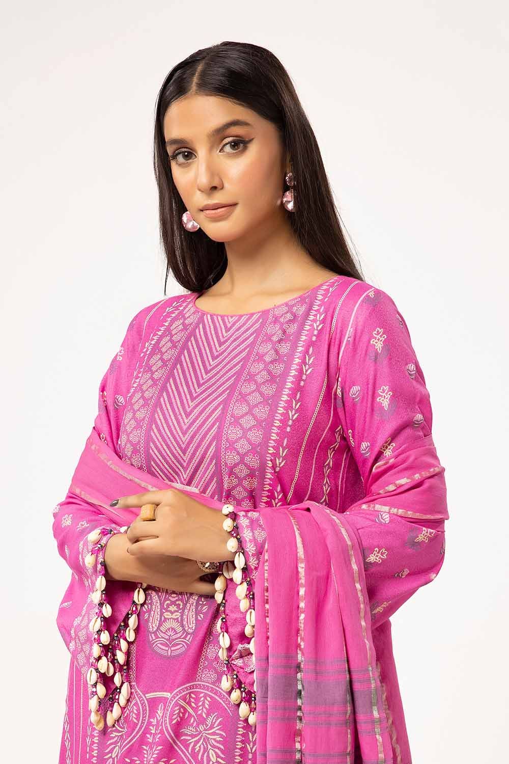 Gul Ahmed | Winter Collection 24 | Yarn Dyed Dupatta YD-42001